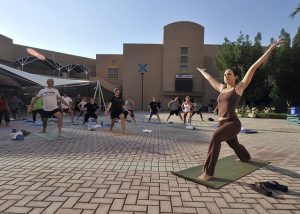 woman yoga instructor