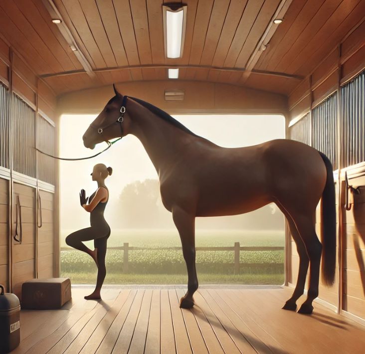 yoga and horses
